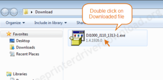 Printer Driver Installation Guide 2 Downloaded location