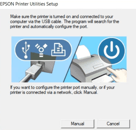 Plugged in the USb cable of your L3118 printer to the computer