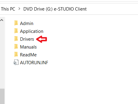 Go to the drivers folder