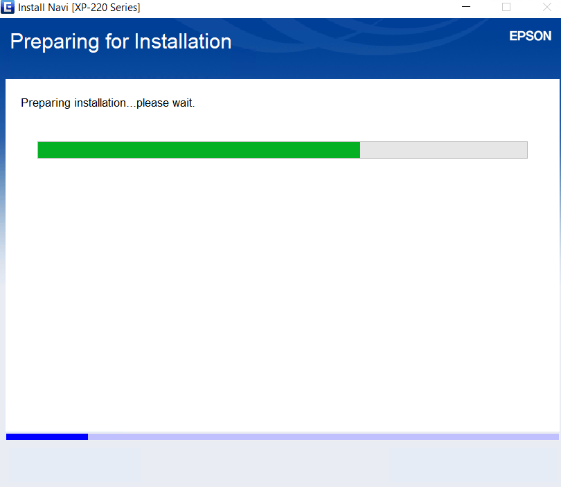 Preparing to install Epson XP-220 printer