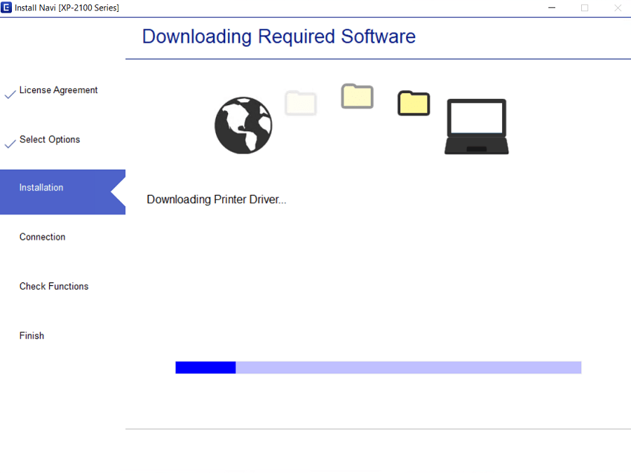 wait Epson XP-2105 driver download