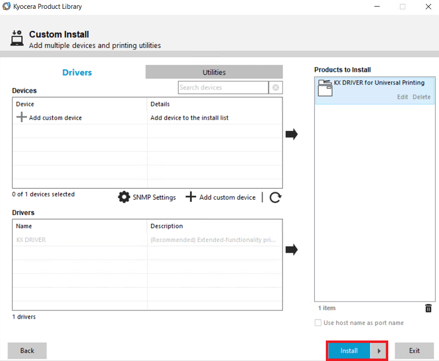 install Kyocera ECOSYS P2040dn driver