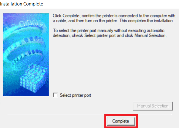 connect Canon MP260 with USB