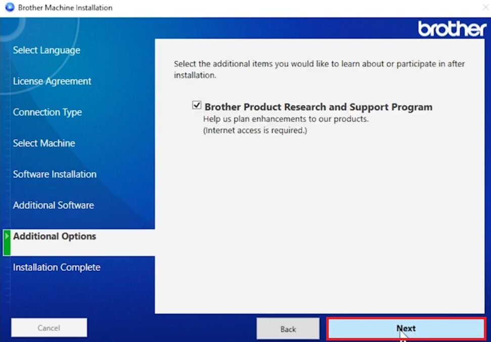 accept or reject research support program