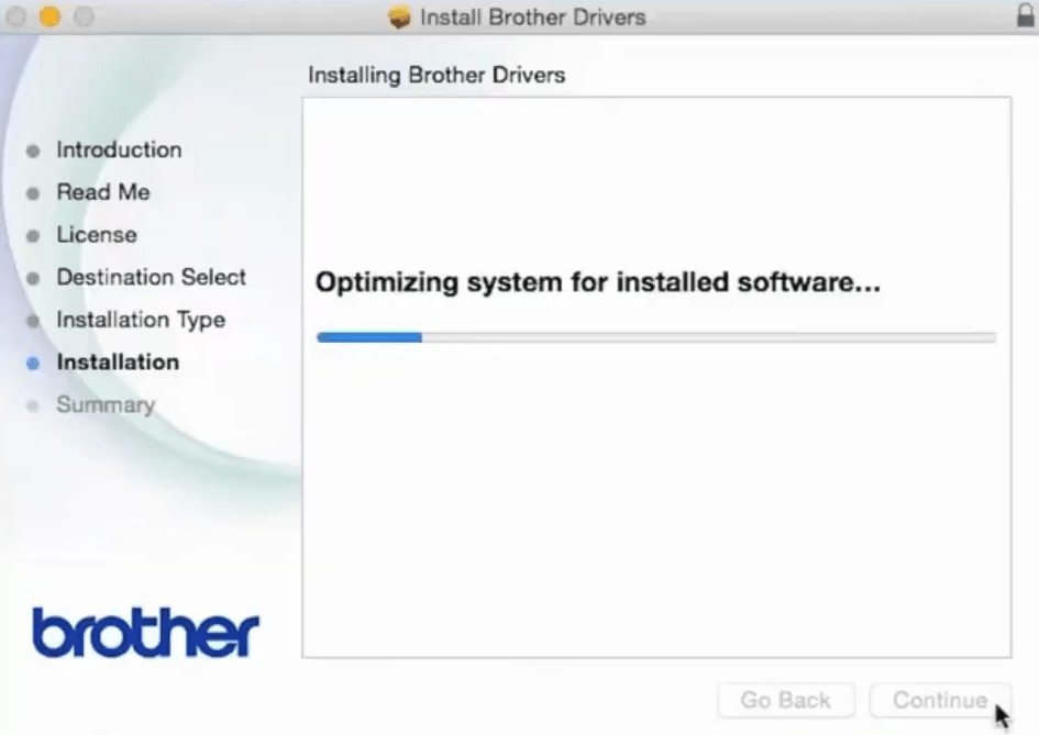 wait for the installation of drivers