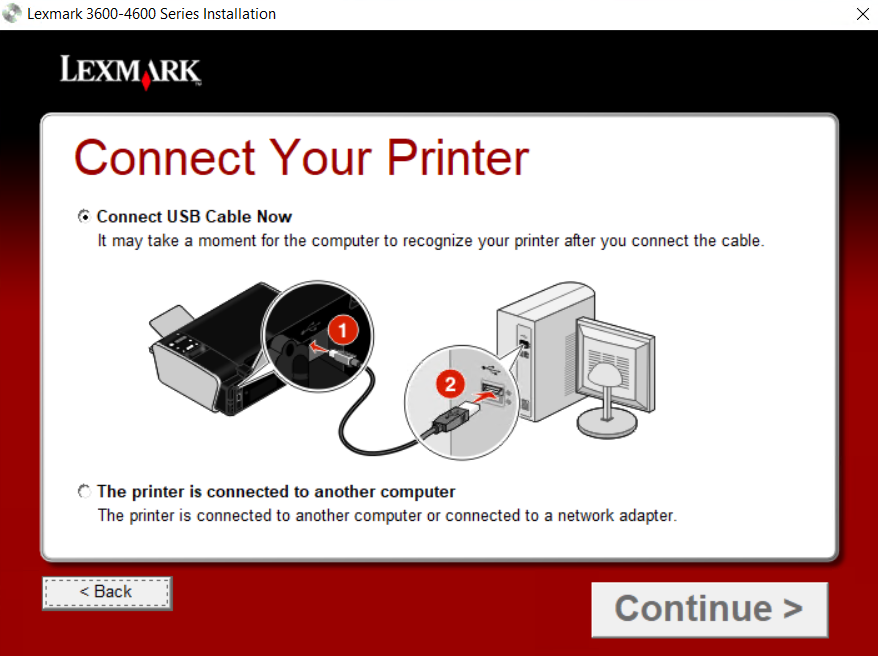 connect Lexmark X4690 printer