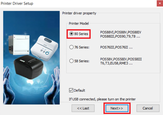 select 80 series printer model