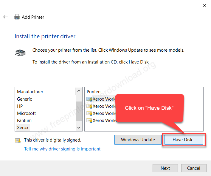 Xerox 7830i installation step 0