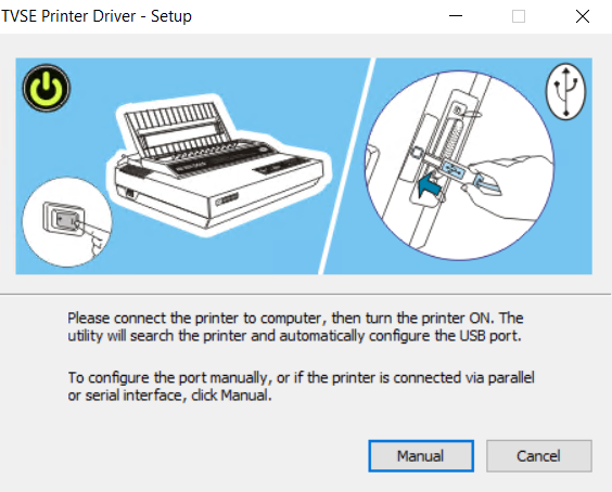 connect TVS MSP 345 STAR printer